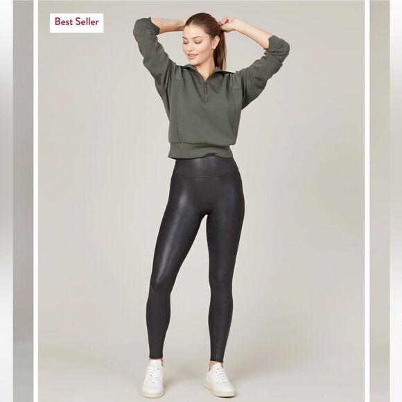 Spanx Faux Leather Leggings - Picture 1 of 5